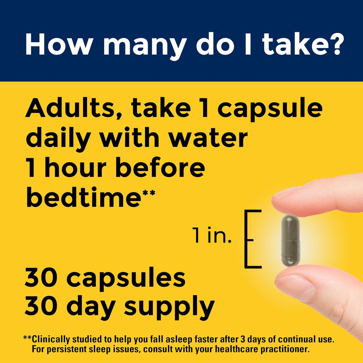Nature Made Baldrianwurzel für Schlafunterstützung – Melatoninfreies Schlafmittel für Erwachsene, 30 Kapseln, 30-Tage-Vorrat