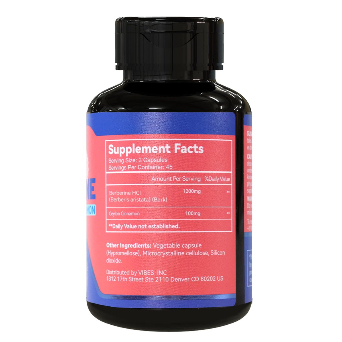 EAZGOO Premium Berberin 1200 mg mit Ceylon-Zimt - 90 vegane Kapseln - Berberin HCL Nahrungsergänzungsmittel, glutenfrei, Immununterstützung