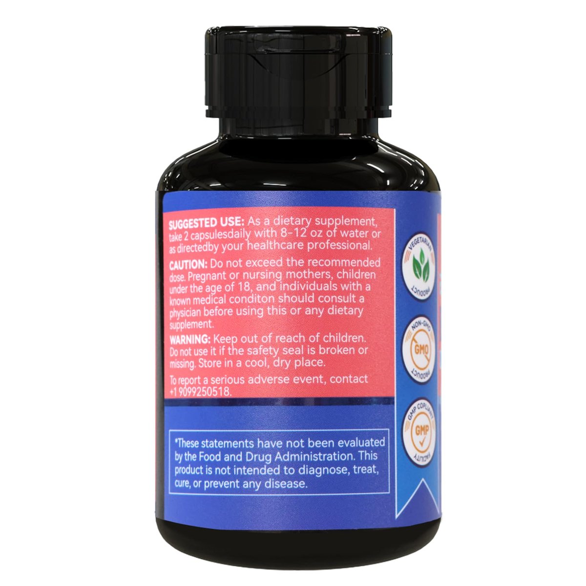 EAZGOO Premium Berberin 1200 mg mit Ceylon-Zimt - 90 vegane Kapseln - Berberin HCL Nahrungsergänzungsmittel, glutenfrei, Immununterstützung
