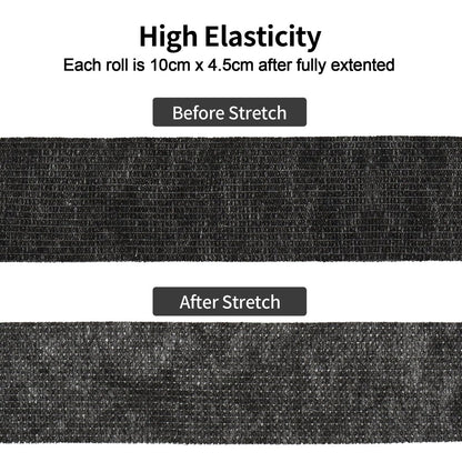 Selbstklebende Bandage 10 cm x 4,5 m - 12er Pack: Elastische Tierarztwickel für Pferde, Knöchel, Handgelenk, Sport