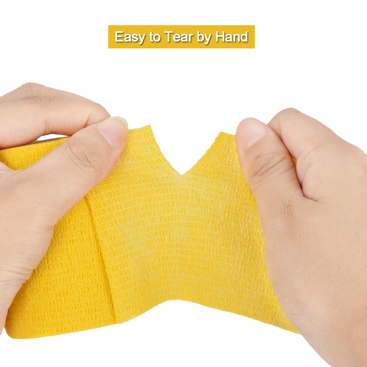 Selbstklebende Bandage 10 cm x 4,5 m - 12er Pack: Elastische Tierarztwickel für Pferde, Knöchel, Handgelenk, Sport