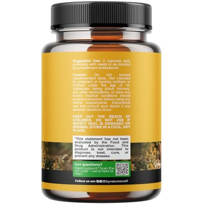 Bienenpollen Kapseln für Brustwachstum 60 Stück - Bienenpollen Nahrungsergänzungsmittel 1000 mg Portion mit natürlich vorkommenden B-Vitaminen, Mineralien und Enzymen - Brustunterstützung - Vegetarisch, Nicht-GVO & Glutenfrei
