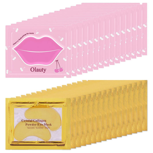 30 Paar Lippenmasken & Augenmasken, Augenpads gegen geschwollene Augen, Lippenbalsam Bulk, Brautjungferngeschenke, Lippenbalsam Großpackung, Lipgloss Bulk, Hangover-Kit, Geschenke in Bulk, Muttertagsgeschenke, Galentine's Day Dekorationen
