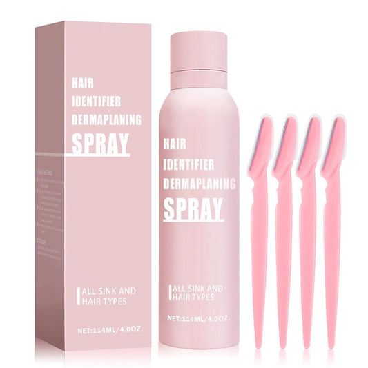 IONSGAKO Haaridentifizierungsspray für die Gesichtsenthaarung – Enthüllungsspray für Dermaplaning, feuchtigkeitsspendende Hautpflege für Frauen, 30 ml
