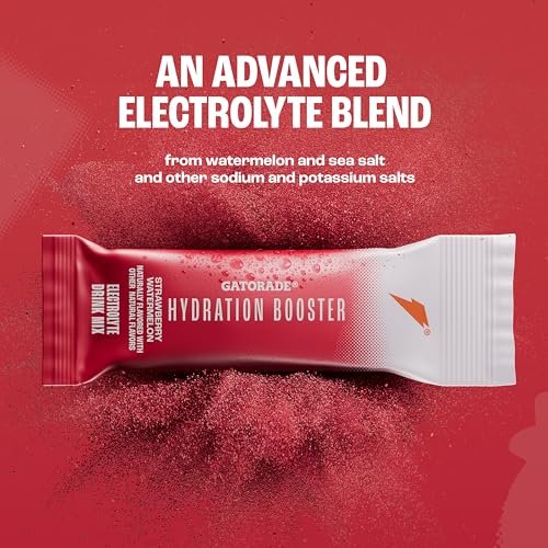 Gatorade Hydration Booster Elektrolyt-Pulver – Erdbeer-Wassermelone, 6er-Pack (je 0,34 oz)