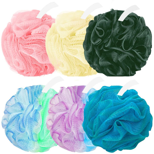 Amazerbst Loofah 6er-Pack – Duschschwamm, Badeschwamm, Körperpeeling für Frauen und Männer