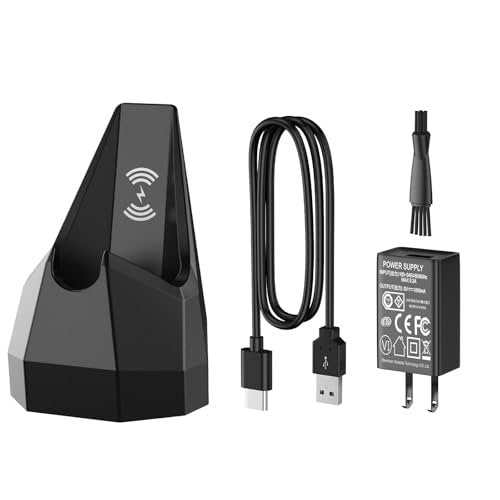 KWRNVO Ersatz-Ladestation für Manscaped 4.0 – Kabellose Ladestation für Lawn Mower 4.0 mit USB-Kabel