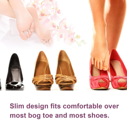 Promifun Gel Bunion Protector Shield – 10er-Pack Bunion Pads & Polster, Ballenzehschutz gegen Reibung und Druck, Beige