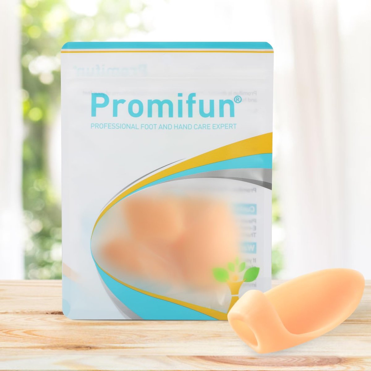 Promifun Gel Bunion Protector Shield – 10er-Pack Bunion Pads & Polster, Ballenzehschutz gegen Reibung und Druck, Beige