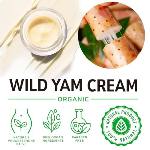 NATURE ZIRAN Wild Yam Creme – Wild Yam Creme zur Linderung von Symptomen während Phasen körperlicher Veränderung – für alle Hauttypen (62 ml)