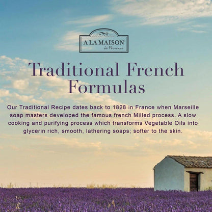 A LA MAISON French Liquid Hand Soap, Hypoallergen, ohne Duft - Natürliche Handseife mit ätherischen Ölen - biologisch abbaubar, pflanzlich, vegan, tierversuchsfrei, alkohol- & parabenfrei (16,9 oz, 3er-Pack)