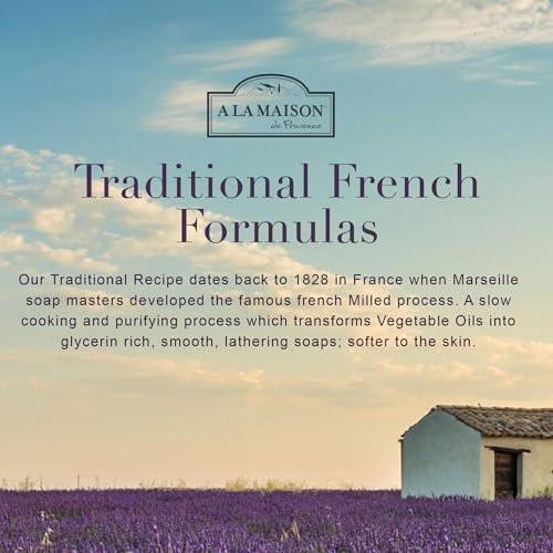 A LA MAISON French Liquid Hand Soap, Hypoallergen, ohne Duft - Natürliche Handseife mit ätherischen Ölen - biologisch abbaubar, pflanzlich, vegan, tierversuchsfrei, alkohol- & parabenfrei (16,9 oz, 3er-Pack)