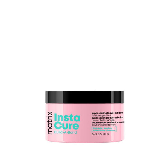 Matrix Instacure Build-A-Bond Super Sealing Leave-In Balm - Repariert & versiegelt geschädigtes Haar, Hitzeschutz und glättet Frizz, mit Zitronensäure & Squalan, vegan, sulfatfrei, parabenfrei