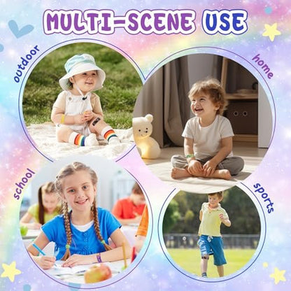 100er-Pack Kinderpflaster, Leuchtende Pflaster für Kinder, Wasserdichte Pflaster für Kleine Schnitte und Schrammen – 5 Designs, TUXIYA