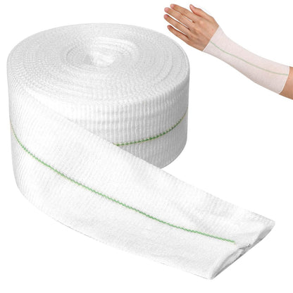 Tubuläre elastische Sportbandage 5 cm x 10 m – wiederverwendbare Mullbinde für Arme, Knie und Beine