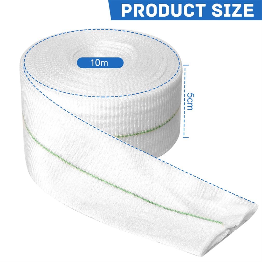 Tubuläre elastische Sportbandage 5 cm x 10 m – wiederverwendbare Mullbinde für Arme, Knie und Beine