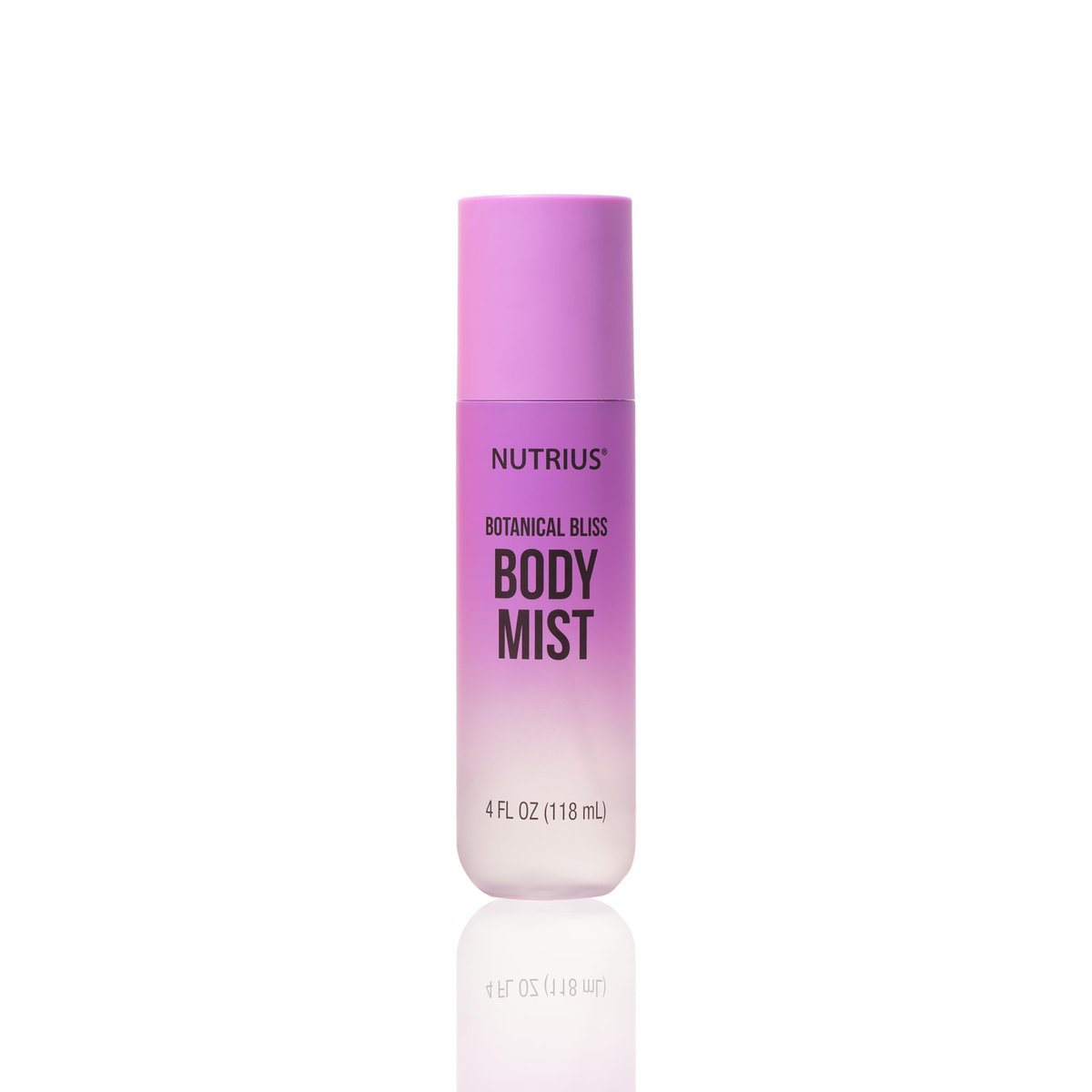 Nutrius Body Mist für Frauen – Botanischer Bliss Duft, feuchtigkeitsspendendes Körperspray mit Pflanzenextrakten & ätherischen Ölen, natürliches tägliches Parfüm, vegan, tierversuchsfrei, 118 ml