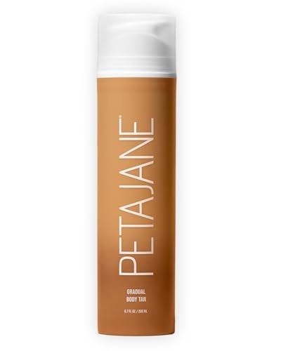 Peta Jane Sanfte Selbstbräunungs-Körperlotion | Pflegend, aufbaubar, streifenfrei | Vegan, ungiftig, tierversuchsfrei, feuchtigkeitsspendend, natürlicher Glanz, ohne Geruch, 200 ml
