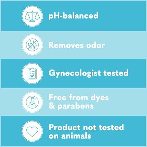 Summer's Eve Feminine Feuchttücher, Duftfrei, Einzeln Verpackt, Vaginale Tücher mit pH-ausgeglichener Mizellarwasser-Formel, Gynäkologisch Getestet, 12 Stück