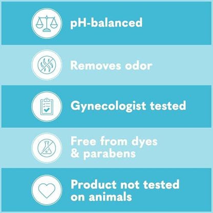 Summer's Eve Feminine Feuchttücher, Duftfrei, Einzeln Verpackt, Vaginale Tücher mit pH-ausgeglichener Mizellarwasser-Formel, Gynäkologisch Getestet, 12 Stück