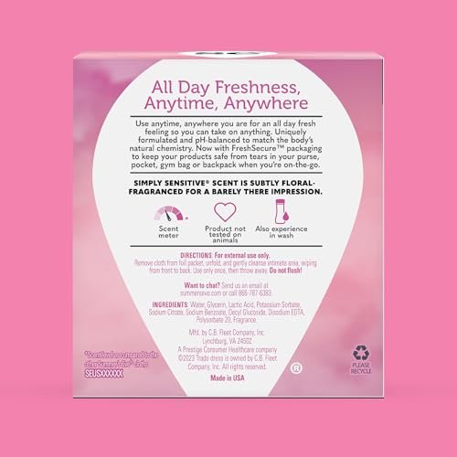 Summer's Eve Simply Sensitive All-Over Daily Feminine Waschgel, pH-ausgeglichene Körperwäsche für Frauen, sanfte Intimpflege gegen vaginalen Geruch, gynäkologisch getestet, 3 x 444 ml