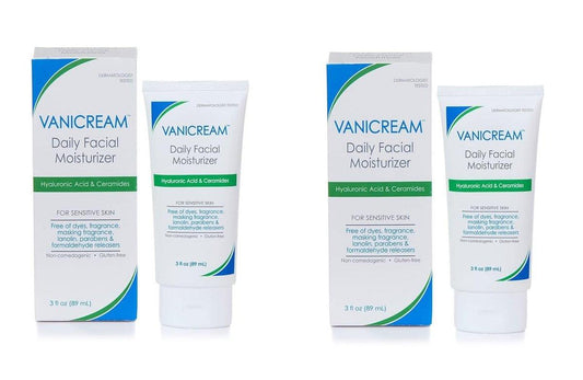 Vanicream Tägliche Gesichtsfeuchtigkeitscreme mit Ceramiden und Hyaluronsäure – Ohne häufige Reizstoffe für empfindliche Haut, 3 fl oz (2er-Pack)