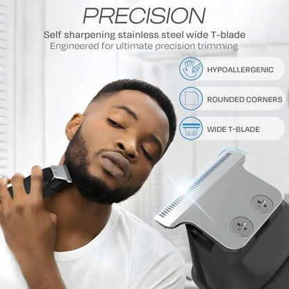 HUMMINGBIRD MK1 Kompakter Trimmer – Kabelloser USB-C wiederaufladbarer Bart- und Körperhaartrimmer für Männer, Reiseshaver, inklusive Aufbewahrungstasche, ideales Geschenk für Männer, Vater, Ehemann