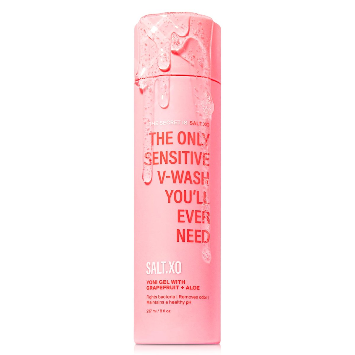 salt.xo Grapefruit Sensitive Yoni Waschgel für die Intimhygiene, pH-ausgleichende Intimpflege für Frauen, tierversuchsfrei, 8 Fl Oz