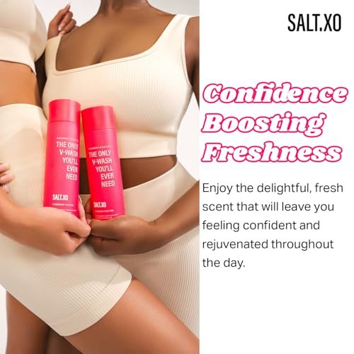 salt.xo Seedless Yoni Gel Waschgel für die Intimhygiene, Feminine Waschung mit erfrischender Gurke und Aloe Vera, natürliche Intimpflege für Frauen, pH-Balance Intimwaschgel, tierversuchsfrei (237 ml)