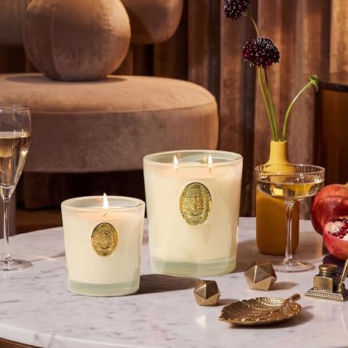M&SENSE Vanilla Dream Sojawachs-Kerze, 9,2 oz, 50 Stunden Brenndauer, natürliche, ungiftige Duftkerze, Aromatherapie für Stressabbau & Home Spa