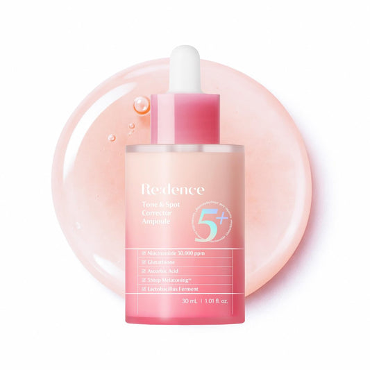 Redence Dark Spot Corrector Serum mit 5% Niacinamid & Vitamin C | Ausgleichende & feuchtigkeitsspendende Ampulle für alle Hauttypen | 30ml