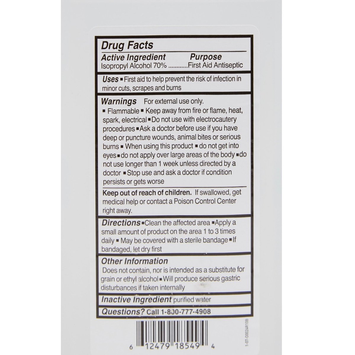 McKesson Isopropylalkohol 70% [2er-Pack] USP Erste-Hilfe-Antiseptikum, 32 oz