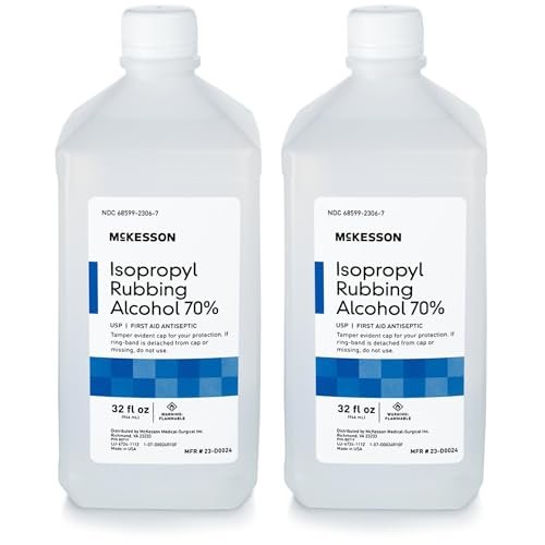 McKesson Isopropylalkohol 70% [2er-Pack] USP Erste-Hilfe-Antiseptikum, 32 oz