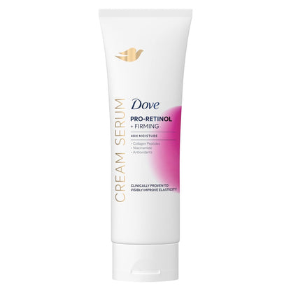 Dove Cream Serum Pro-Retinol + Straffung für Elastizität und Festigkeit mit Kollagenpeptiden, Niacinamid und Antioxidantien Lotion, 237 ml