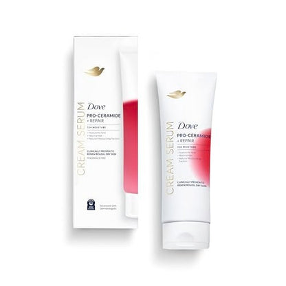 Dove Body Cream Serum Pro-Ceramide + Repair für raue, extrem trockene Haut mit Hyaluronsäure, Niacinamid und natürlichen Feuchthaltefaktoren, 227 g