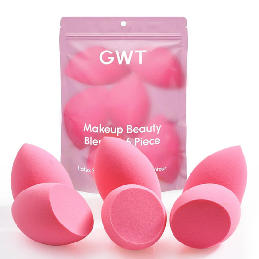 GWT Makeup Sponge Set – 6 Latex-freie Beauty Blender Schwämme für Foundation & flüssige Produkte – ultraweiche Wonder Sponges – ideale Geschenkidee für Frauen