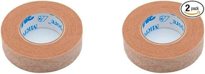 3M Micropore Tan Chirurgisches Tape – Sanftes Papierpflaster, hypoallergen und atmungsaktiv, ideal für empfindliche Haut, 0,5 Zoll breit – 2 Rollen