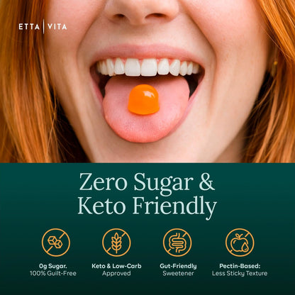 Zuckerfreie NAC Gummis (Immununterstützungskomplex) N-Acetylcystein, Vitamin C & Zink – Unterstützt Atemwegsgesundheit, Leberreinigung & Nierenfunktion – NAC Nahrungsergänzung für Kinder und Erwachsene – Vegan