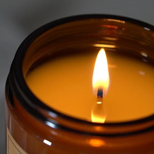 Liofeve Lavendel Eukalyptus Kerzen für Zuhause Duftend - 8oz Aromatherapie Kerzen für Entspannung Angst Stressabbau Ungiftig, Beruhigende Kerzen Geschenke für Frauen Entspannendes Bad Yoga Meditation