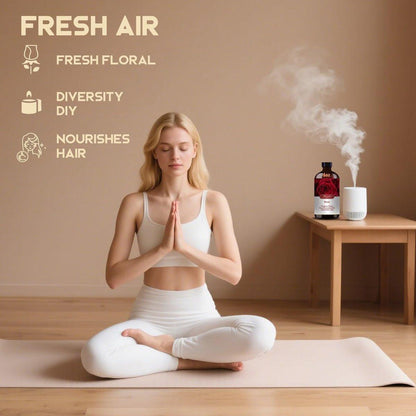 Rosenöl – Rosen-Duftöl für Hautpflege, Massage, Diffuser, Luftbefeuchter, DIY Seife, Kerzen, Bad, Yoga, Geschenk – MLYNKL Rosenöle (130 ml / 4,33 fl oz)