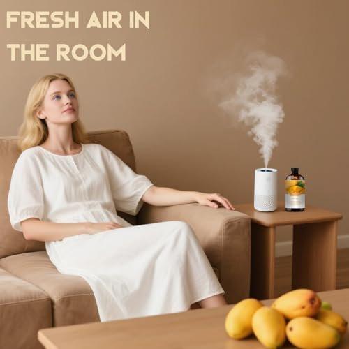 Mango Ätherisches Öl – Mango Duftöl für Diffuser, Luftbefeuchter, DIY Kerzen, Seife, süßer tropischer Duft, Zuhause, Geschenk bereit – MLYNKL Mango Öle (130 ml)