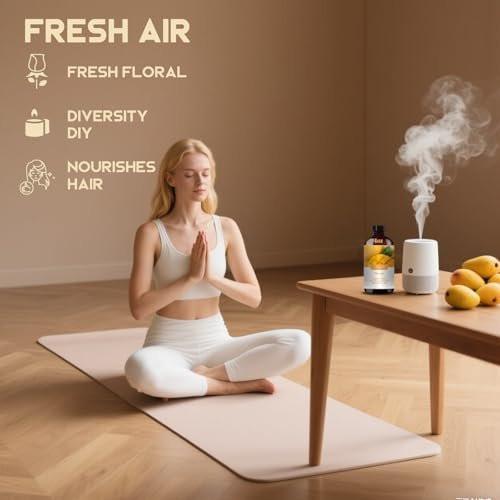 Mango Ätherisches Öl – Mango Duftöl für Diffuser, Luftbefeuchter, DIY Kerzen, Seife, süßer tropischer Duft, Zuhause, Geschenk bereit – MLYNKL Mango Öle (130 ml)