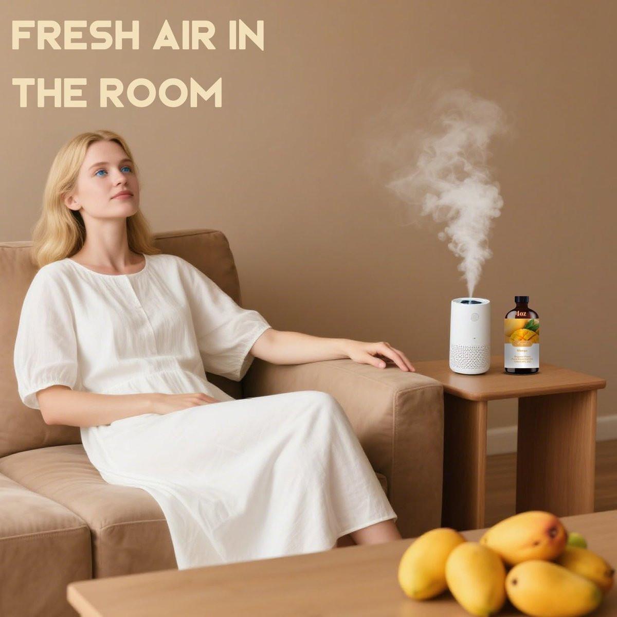 Mango Ätherisches Öl – Mango Duftöl für Diffuser, Luftbefeuchter, DIY Kerzen, Seife, süßer tropischer Duft, Zuhause, Geschenk bereit – MLYNKL Mango Öle (130 ml)