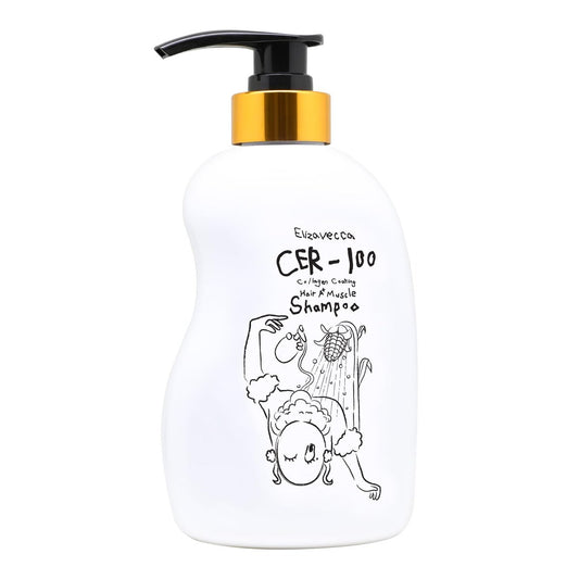 Elizavecca CER-100 Collagen Coating Hair A+ Muscle Shampoo, 500 ml
