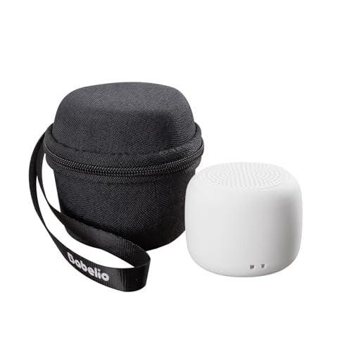 Babelio Tragbare Reisehülle für Babelio Pocket Mini Weißes Rauschgerät, Doppelstich-Reißverschluss - Perfekt für Reisen (NUR HÜLLE - Textil Schwarz)