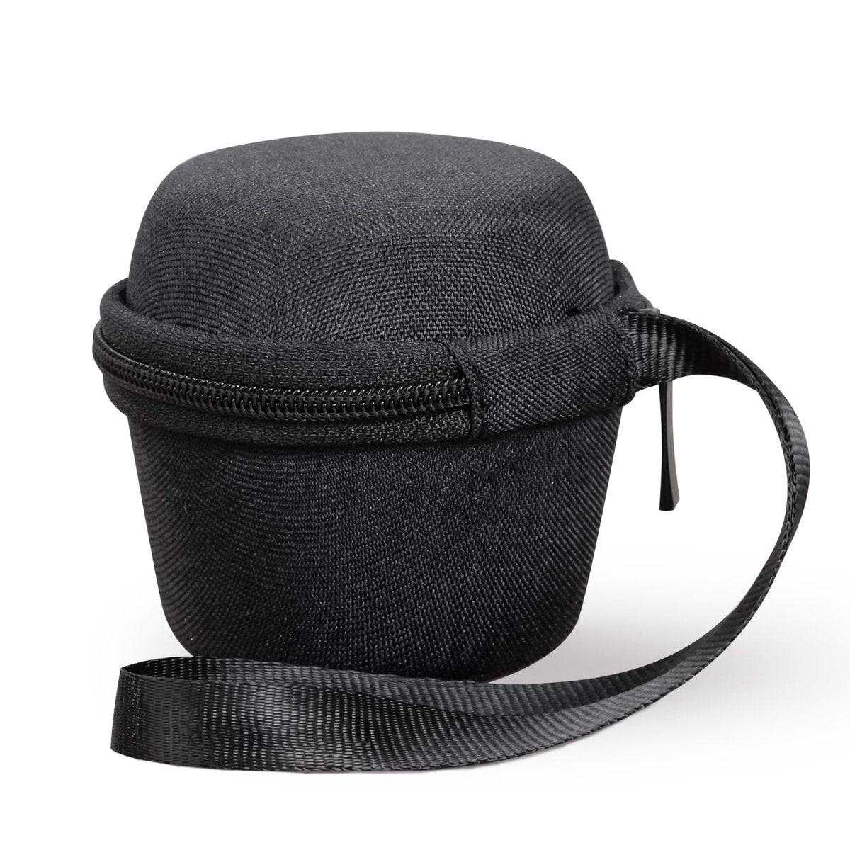 Babelio Tragbare Reisehülle für Babelio Pocket Mini Weißes Rauschgerät, Doppelstich-Reißverschluss - Perfekt für Reisen (NUR HÜLLE - Textil Schwarz)