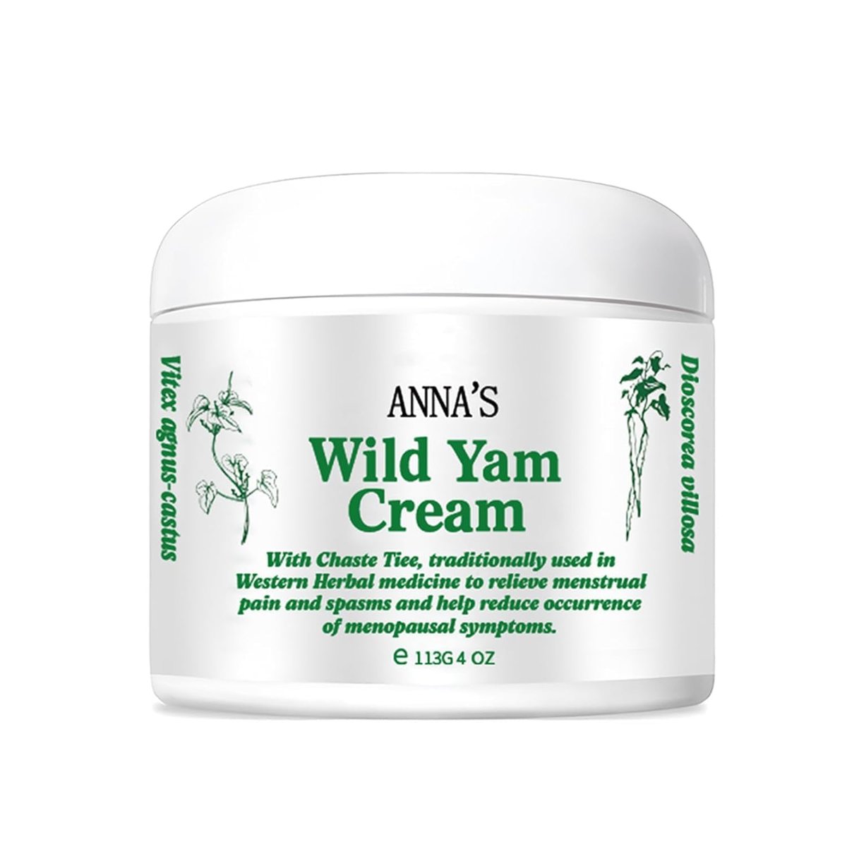 Anna's Wild Yam Creme – Bio Wild Yam Creme für Hormonbalance, Unterstützung in Perimenopause & Wechseljahren, für alle Hauttypen