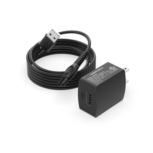 5V UL-Ladegerät kompatibel mit Philips Norelco OneBlade 360 QP2724 QP2834, MG7910 MG9510 MG9520 MG9525 QP4631 QP6542 QP6552 QP4530 QP1924 QP1324 MG5900 MG5910 MG3919 und anderen Philips Rasierern und Trimmern