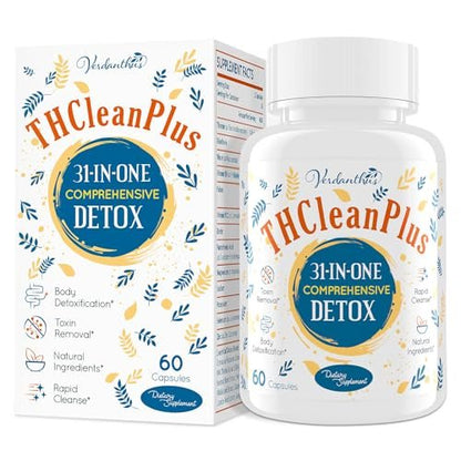 Verdanthus 31-in-ONE Detox und Leberreiniger – Schnelle Ganzkörper-Detox-Kur mit natürlichen Kräutern, 60 Kapseln – Hergestellt in den USA
