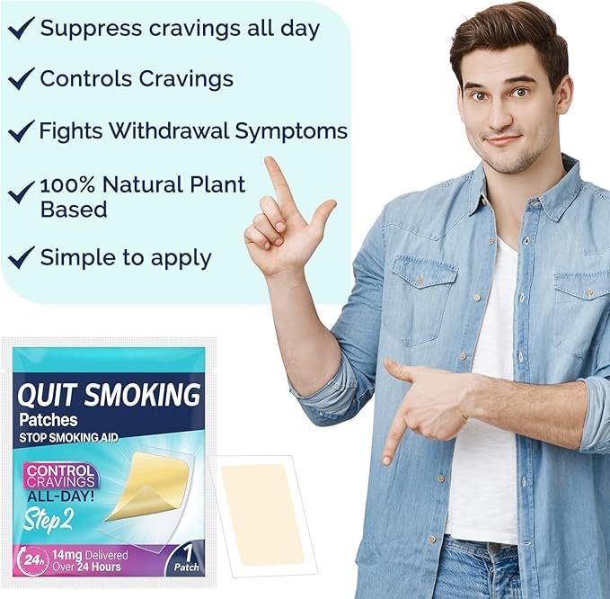 Step 1 Nikotinpflaster 21 mg – 30 Pflaster zur Raucherentwöhnung, effektive Anti-Sticker für 2 Wochen